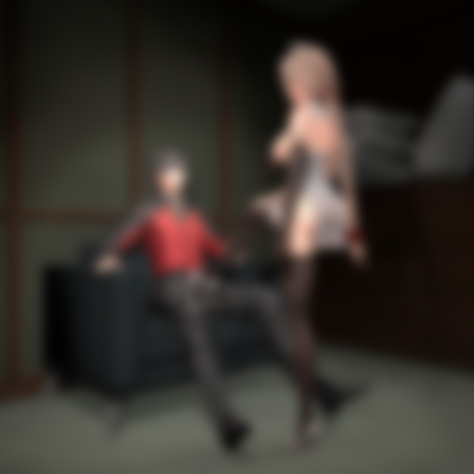 【少女前线2】秋桦脚踩指挥官(2)——【Girls Frontline 2】Qiuhua steps on the Commander (2)