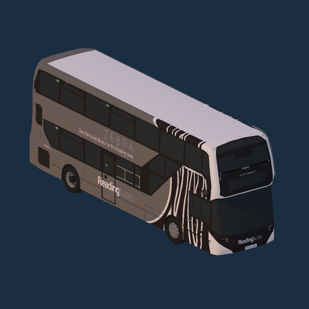 Reading Buses 2 RG02 ZEB ZEBRA Livery