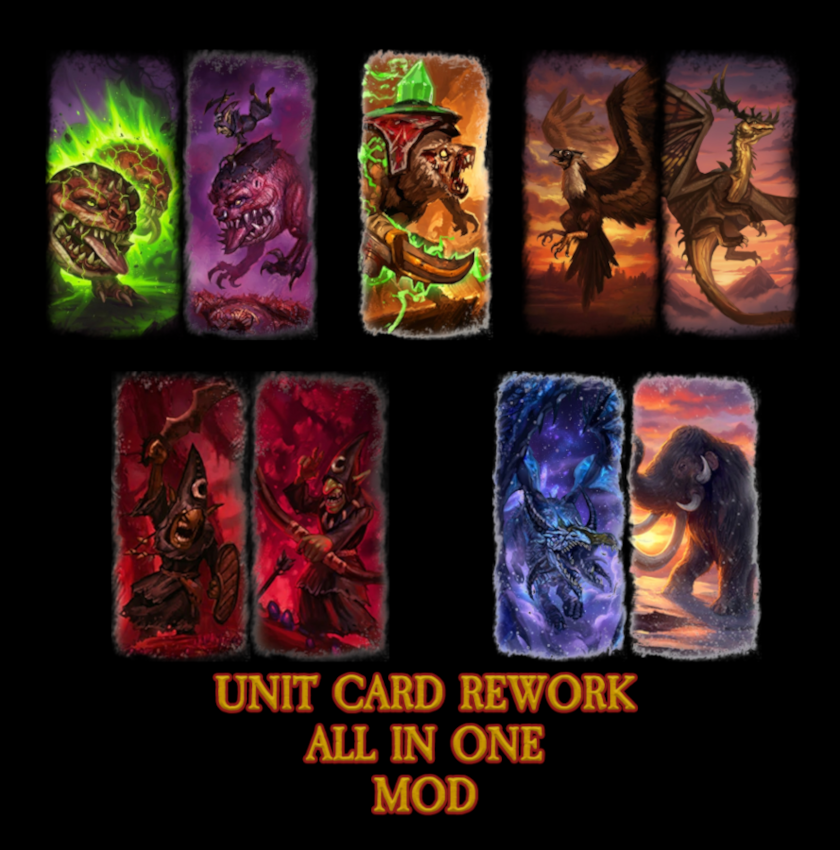 Unit card rework All in One mod