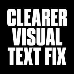 Clearer Visual Text (1440p Fix) preview