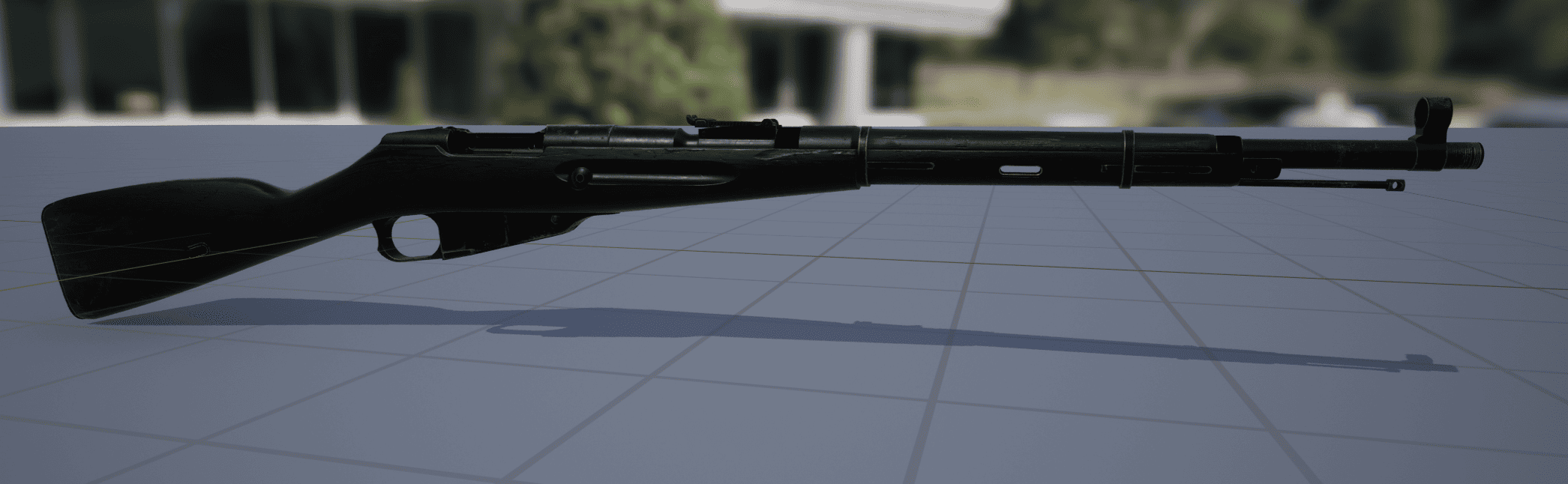 Kino's Black Three Line Rifle