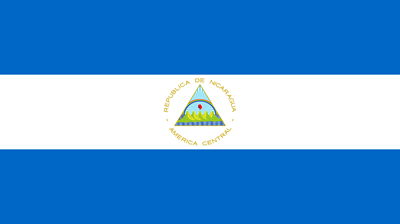 The flag of Nicaragua