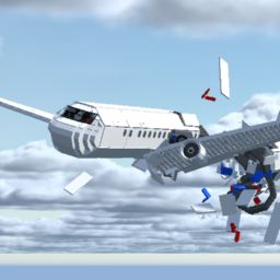 Softbody AIR LINER Airbus A330-800neo With Breakup