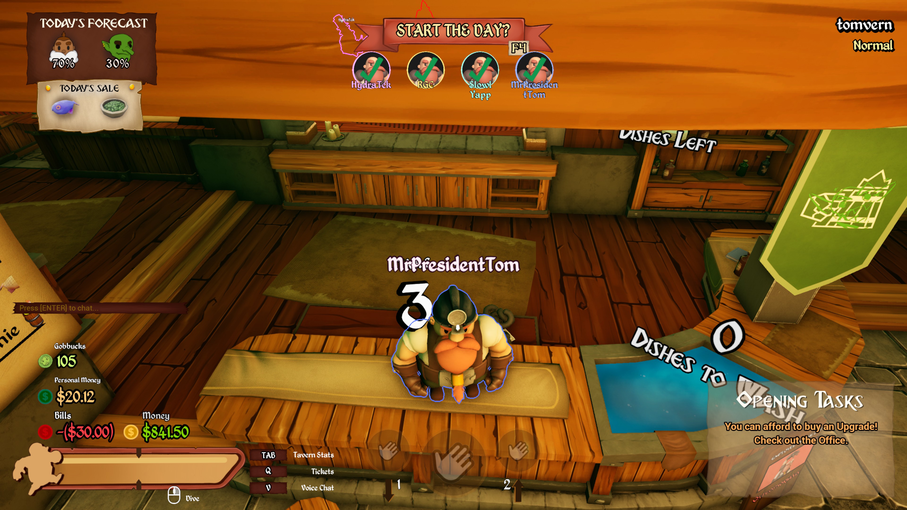 Screenshot from Bronzebeard's Tavern