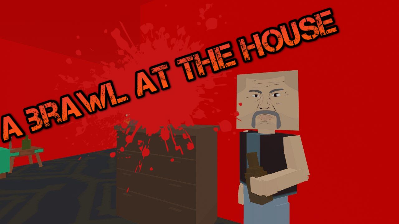 a brawl at the house