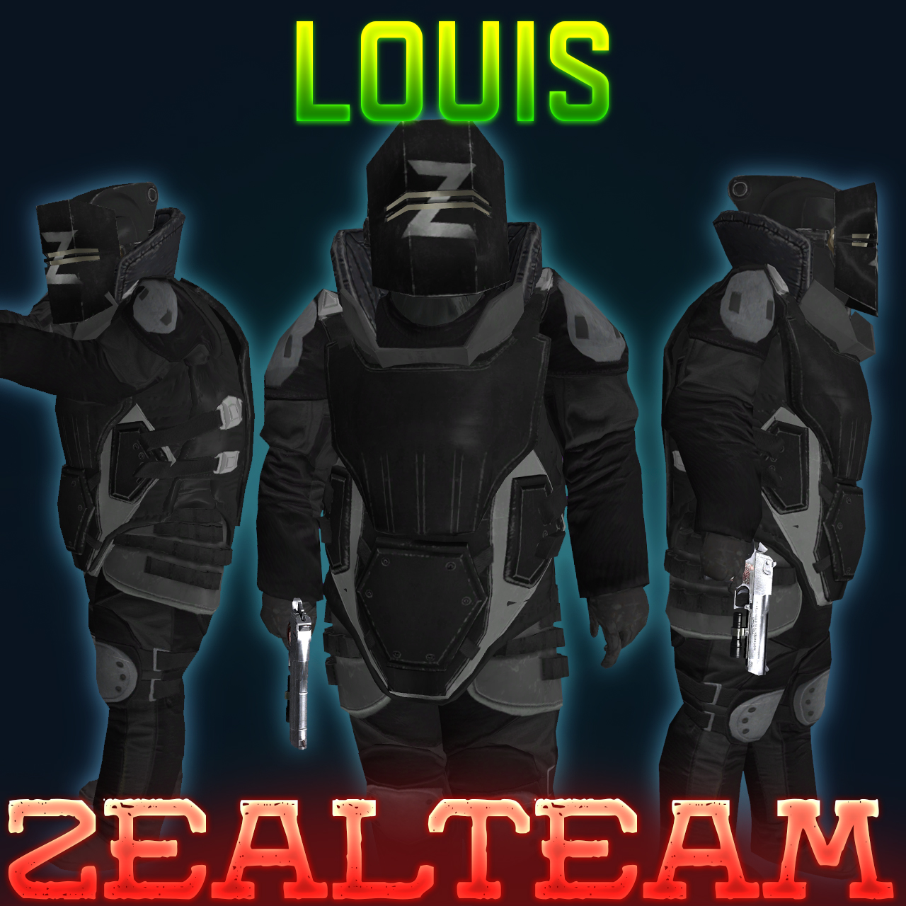 [COMM] Payday 2: Zeal Team - Louis
