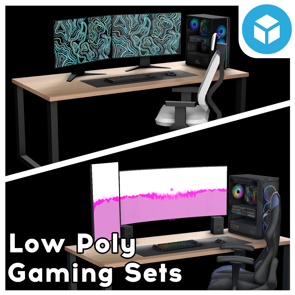 Sketchfab - Low Poly Gaming Sets (Prop)
