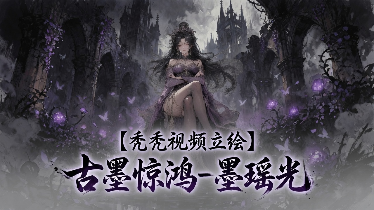 【秃秃视频立绘】古墨惊鸿-墨瑶光（1*女立绘+NPC+独立战斗小人）