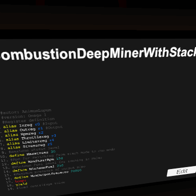 CombustionDeepMinerWithStacker