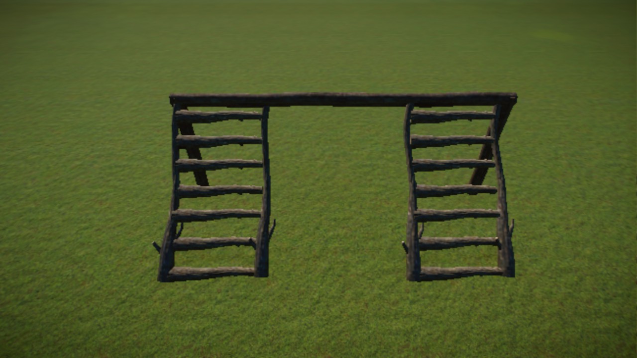 Posadero con escaleras para aves