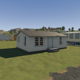1950s 2 bedroom prefab house (unfurnished)