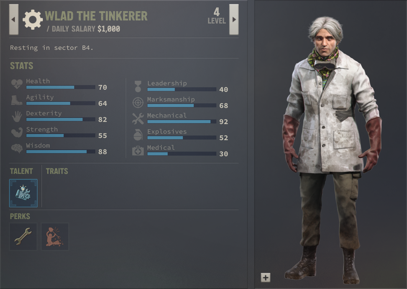 Wlad the Tinkerer — Recruitable RPC | Grim Edition preview