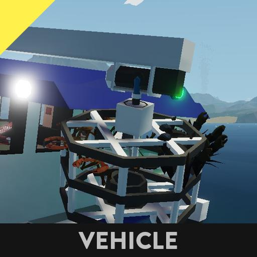 Single lobster pot + bouy automatic winch preview