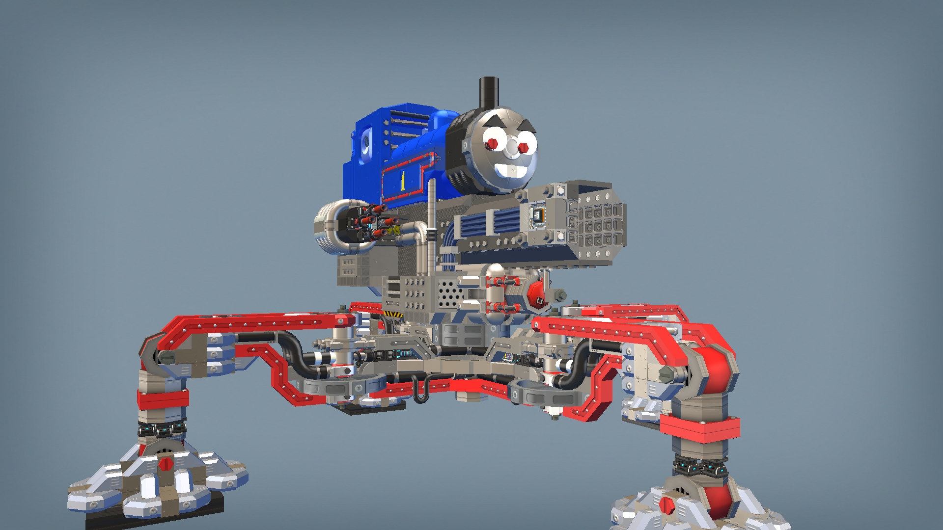 thomas the war criminal legged tank