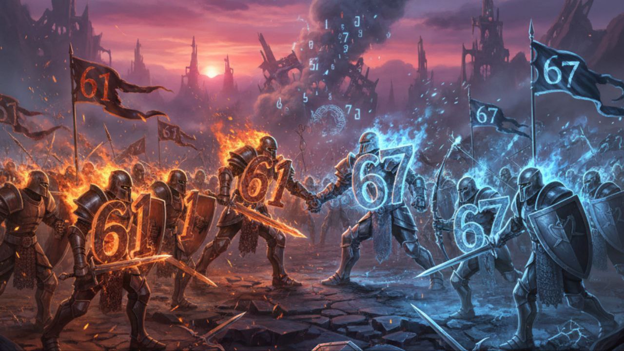 67 vs 61