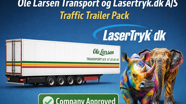 Ole Larsen Transport & Lasertryk.dk A/S Traffic Trailer Pack