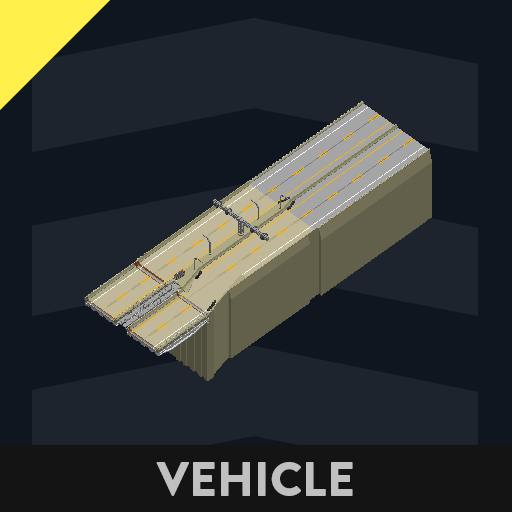 ground highway to bridge transition