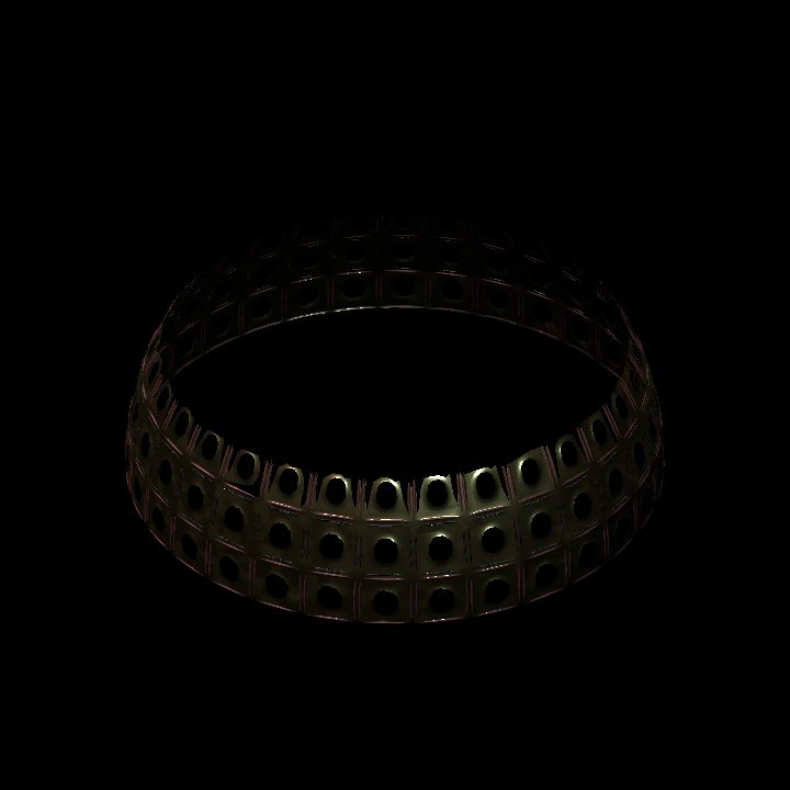 Golden dome scifi - glass no top