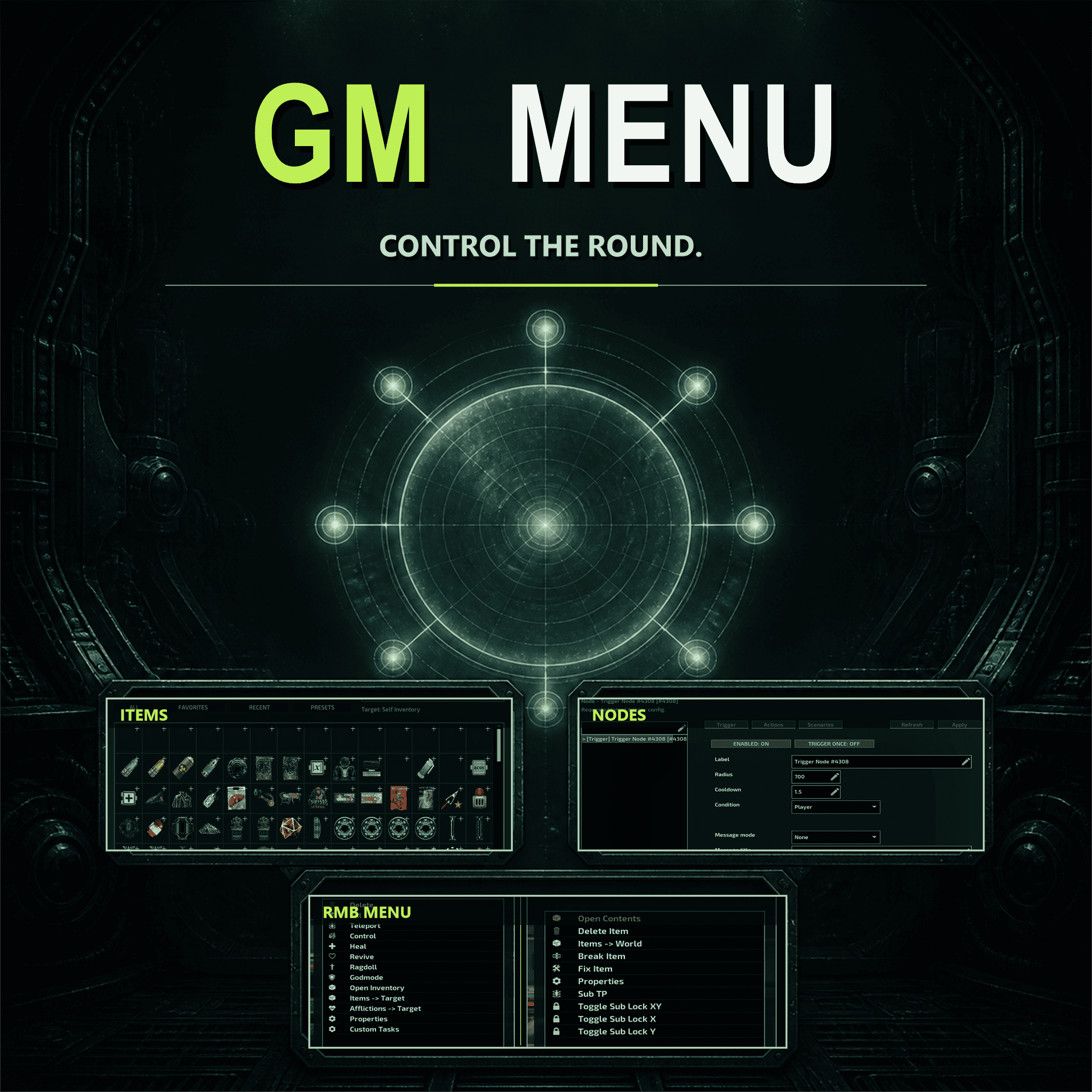 GM Menu – Barotrauma Mod