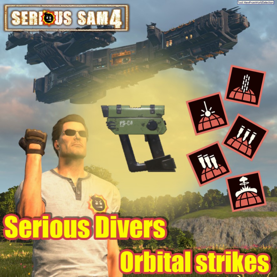 SeriousDivers : Orbital strikes Pack