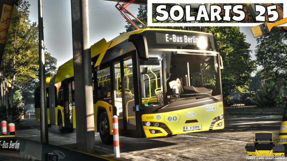 Solaris 25 | Lackierung | BVG | 12-18 M | By Funky