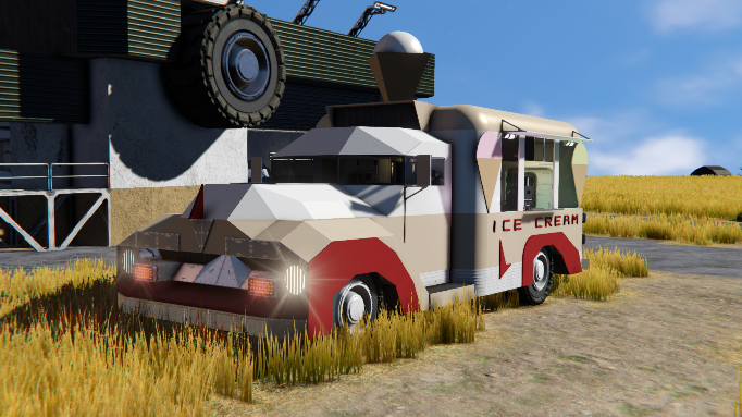 (Car) Corvega Tranker ST-90 Ice-cream van