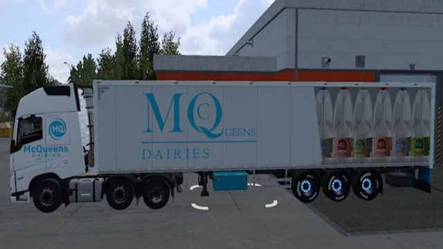 McQueens Dairies Paint Skin Volvo FH5/6 preview