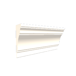 Wide ceiling molding 0.5 m - White preview