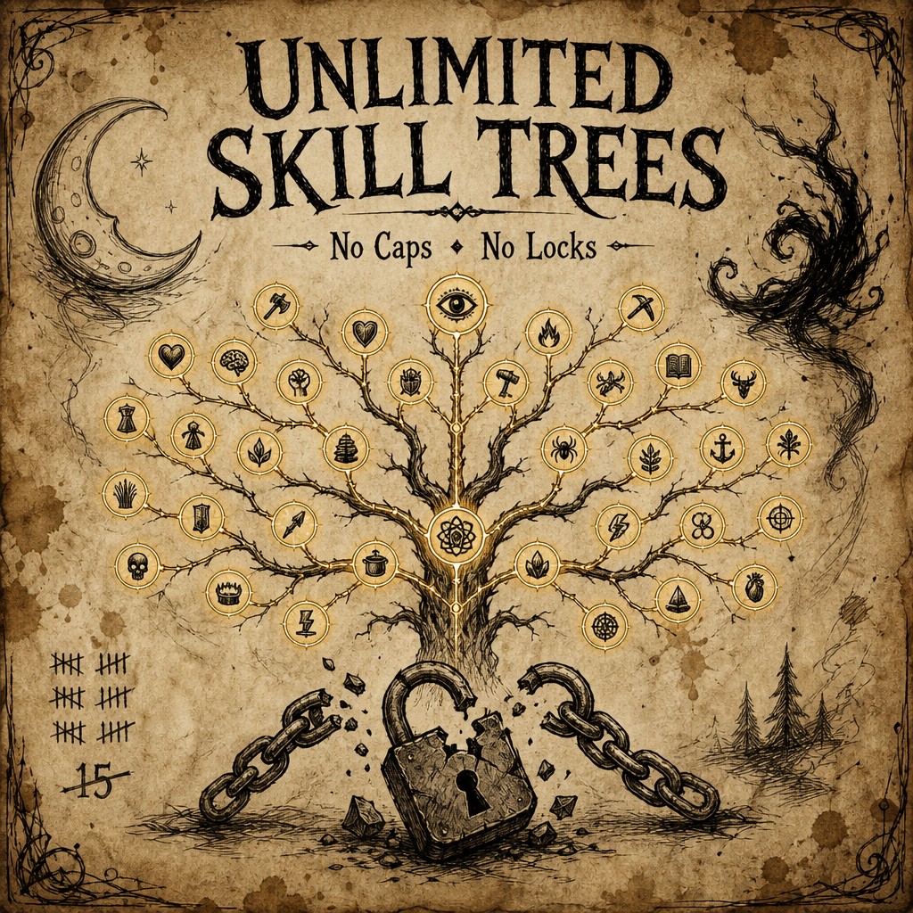 Unlimited Skill Trees – Don't Starve Together Mod