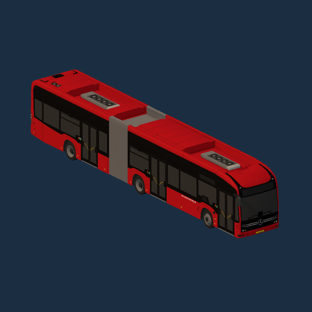 WHITE HORSE BUS (BRT Double Door)(eCitaro G by der_Nik_)