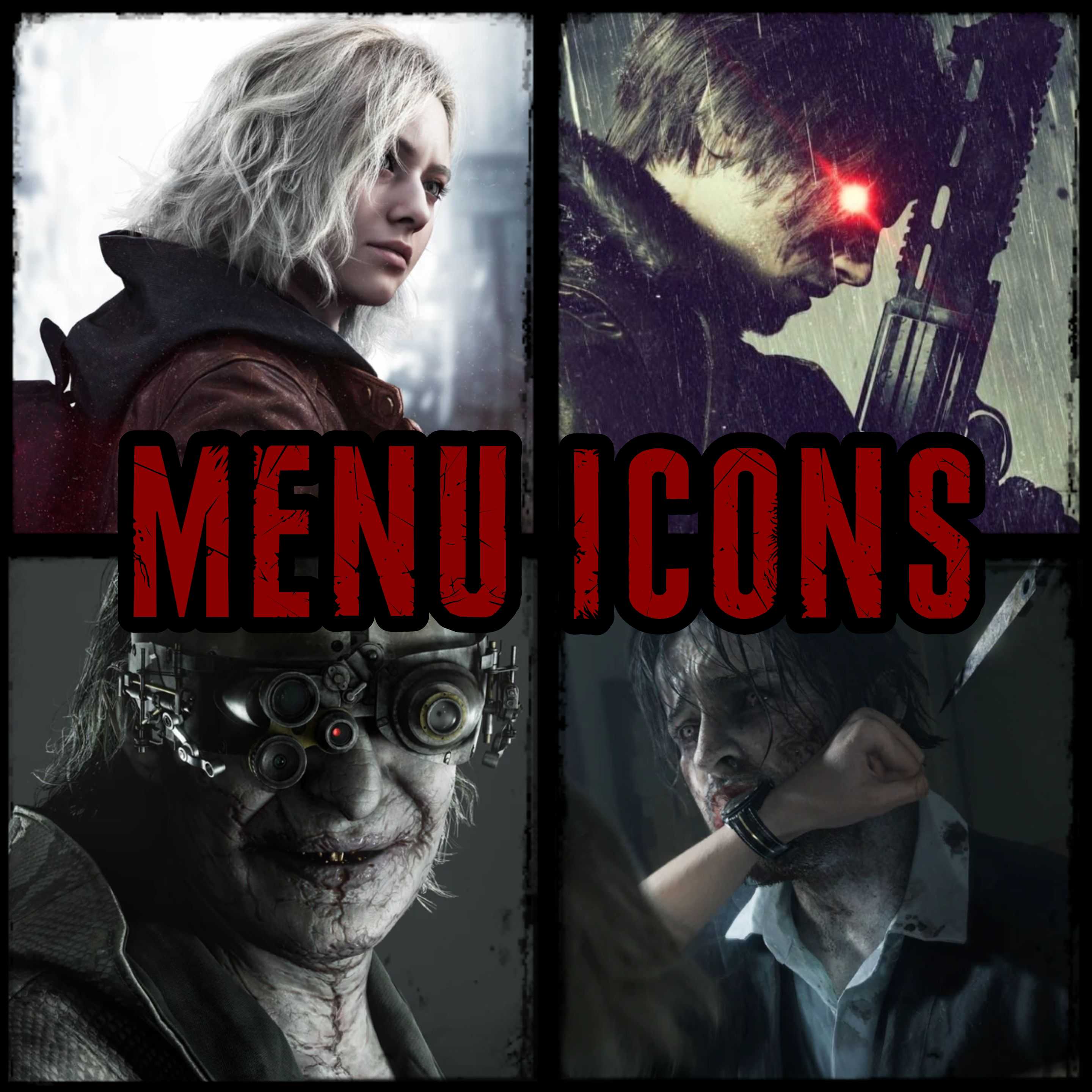 Resident Evil Requiem Menu Icons