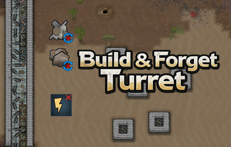 【BFT】设后不理炮台_JYDDWY'sBuildAndForgetTurret mod preview for RimWorld