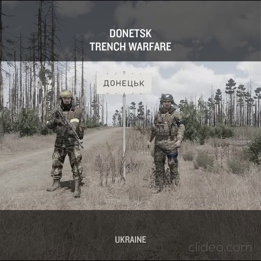 Donetsk Trench Warfare Ukraine