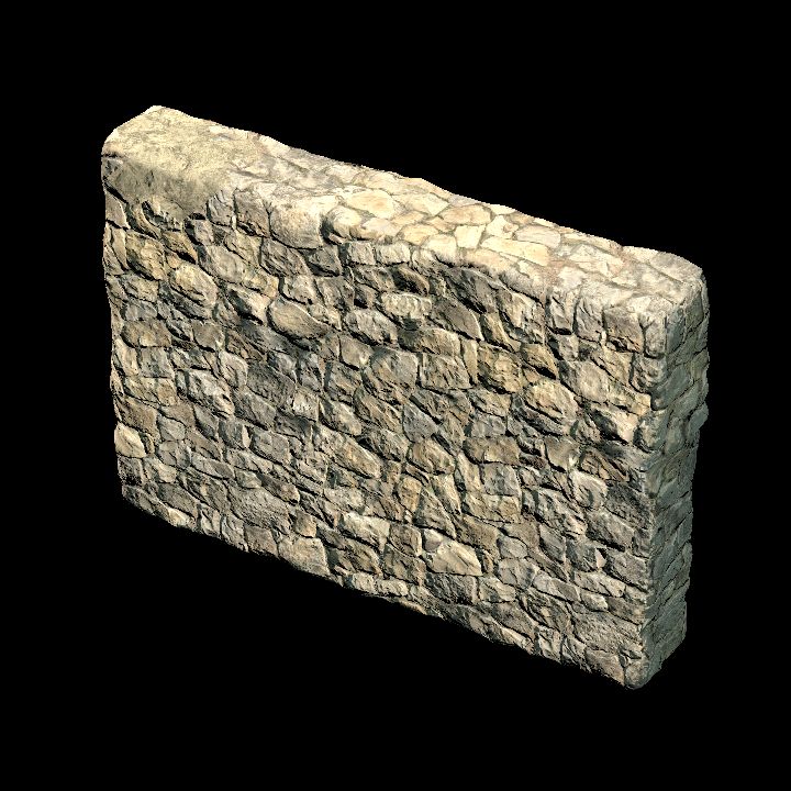 Modular ancient house - wall 02