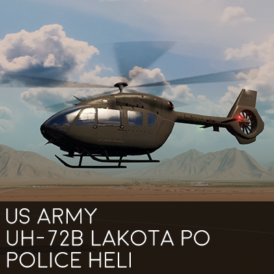 US Army UH-72B Lakota (Police Helicopter)