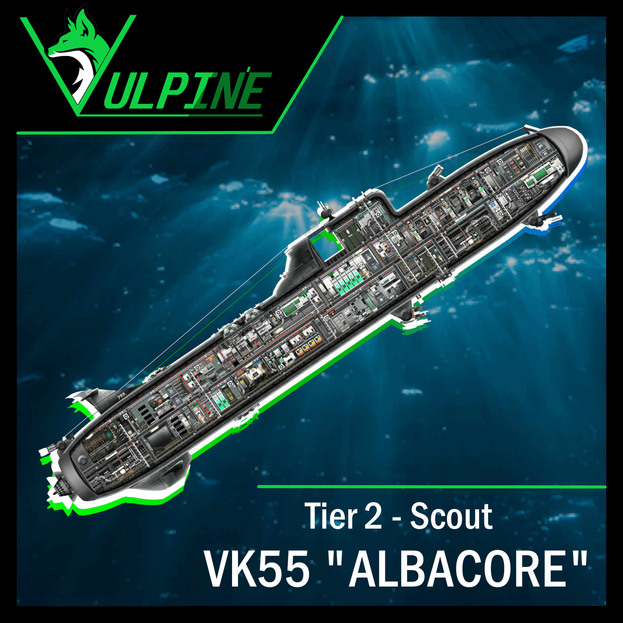 ALBACORE - Stealth Drone Carrier – Barotrauma Mod