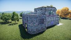 Cottage Core Large Animal House with Storage and Amenities