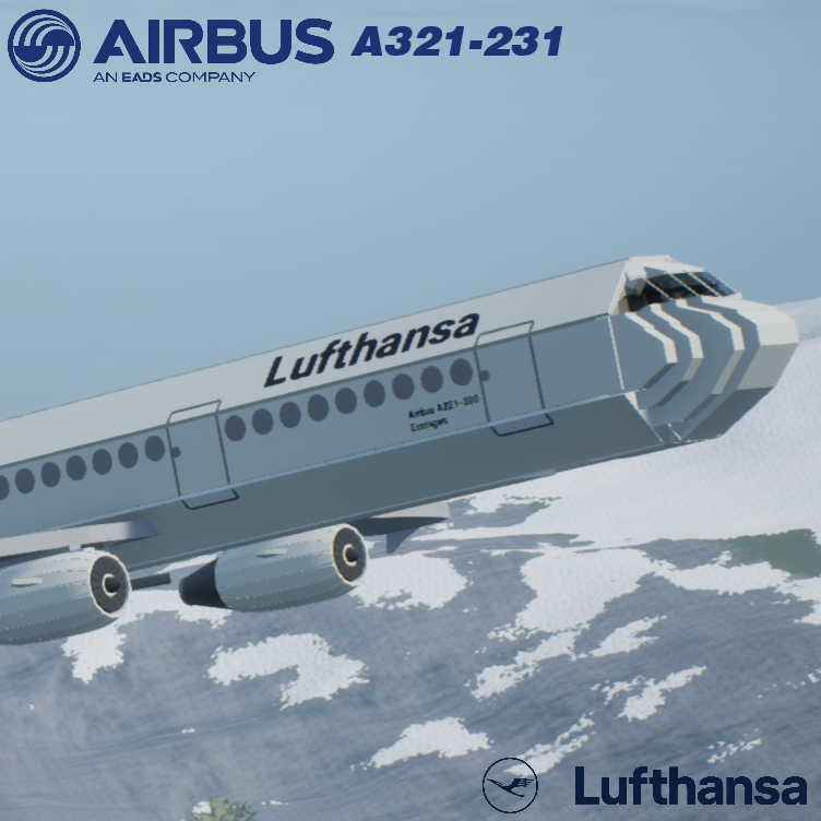 Softbody AIR LINER Airbus A321-231 Lufthansa