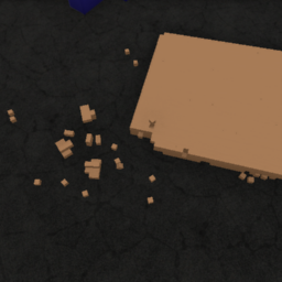 Realistic Teardown Wooden Wall