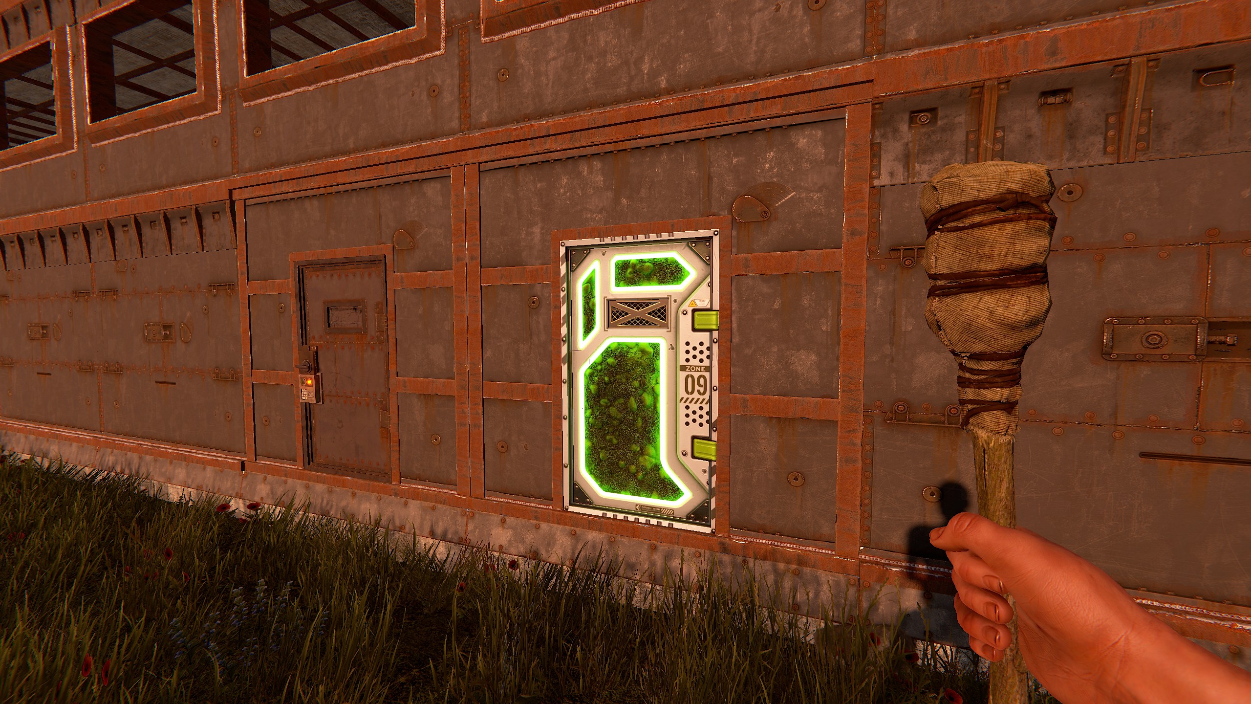 Greening Area Armored Door
