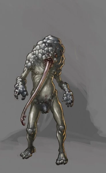 smoker Concept art #3 -l4d1 smoker