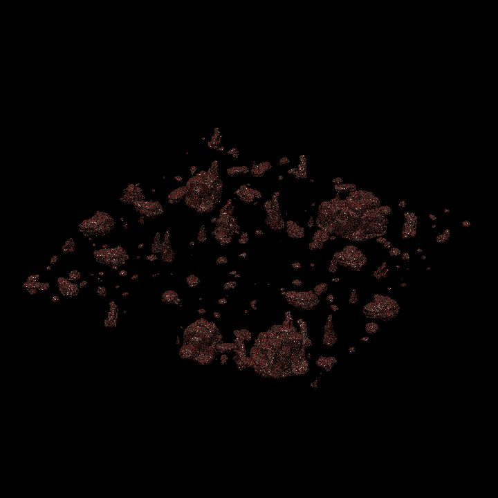 Blood rock giant scatter