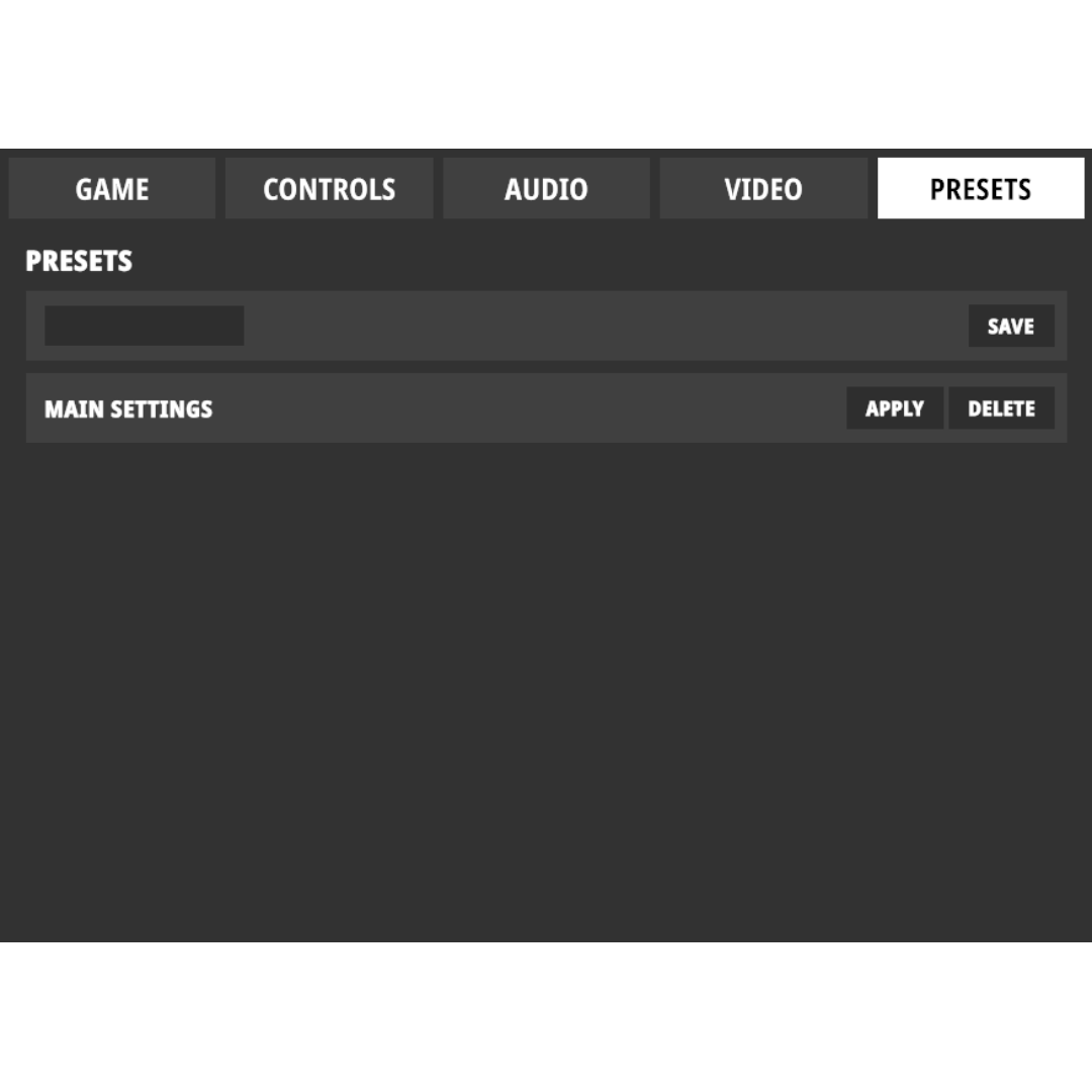 Presets