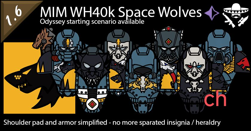 [ZH]MIM Warhammer 40k Space Wolves中文汉化