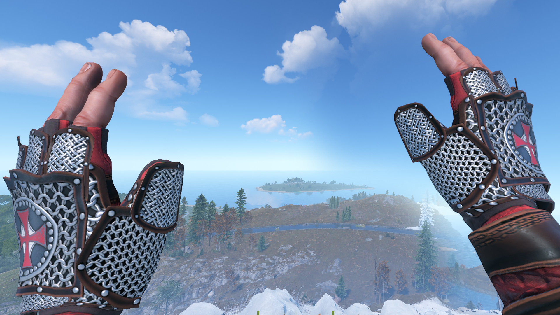 Knights Templar Roadsign Gloves screenshot 1