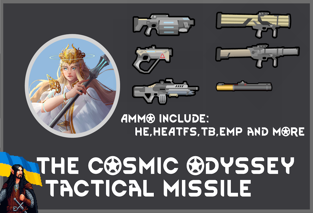 The Cosmic Odyssey - Tactical Missiles UA mod preview for RimWorld