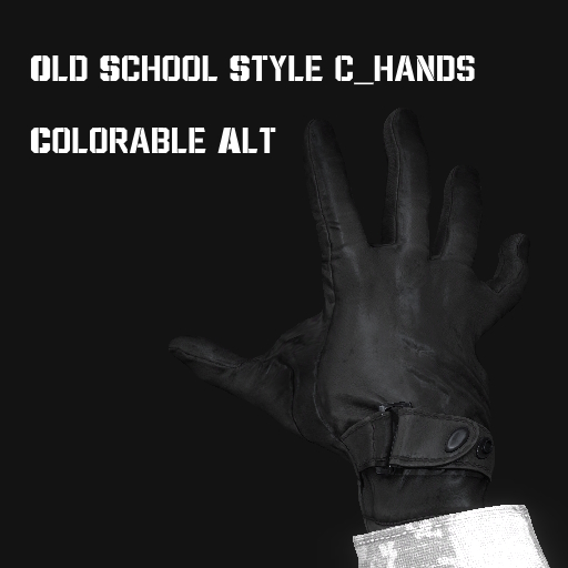 Old School Style c_hands Colorable Alt preview