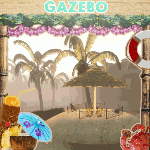 Beach Party - Beachy Gazebo
