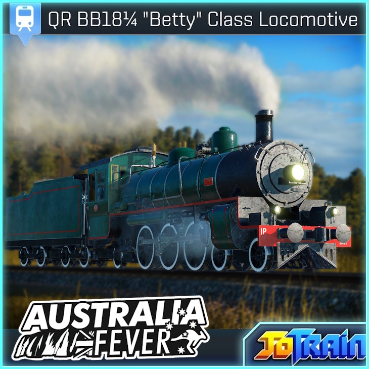 Queensland Railways BB18¼ "Betty" Class Locomotive