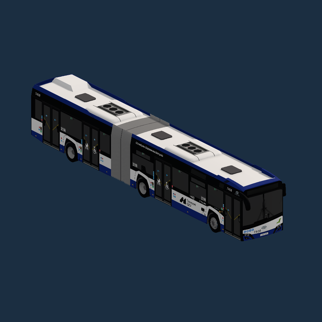 UT Pawelec #7408 - Solaris Urbino 18 IV (niebieskie)